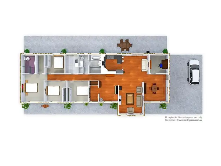Floorplan of Homely rural property listing, 3/13 Grevillea Place, Tumut NSW 2720