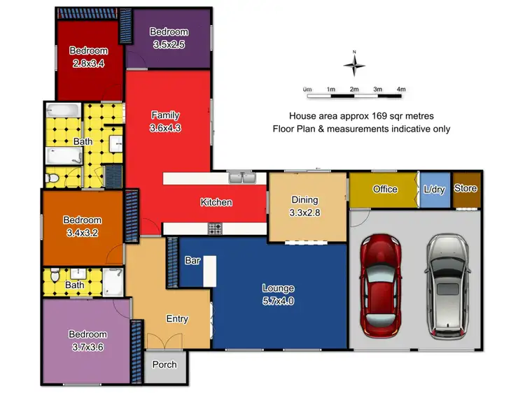 Floorplan of Homely house listing, 1 Sirius Close, Orange NSW 2800