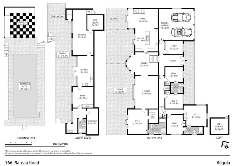 Floorplan of Homely house listing, 166 Plateau Road, Bilgola NSW 2107