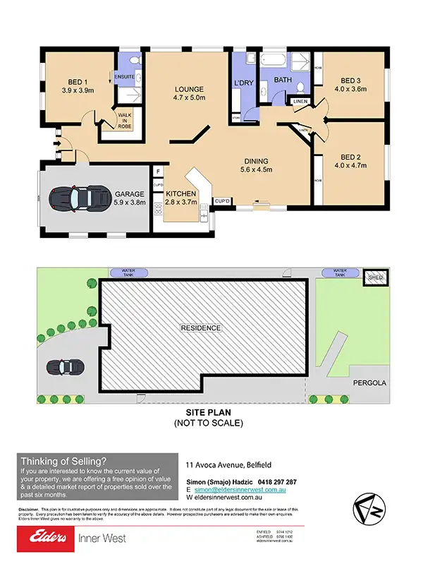 Floorplan of Homely house listing, 11 Avoca Avenue, Belfield NSW 2191