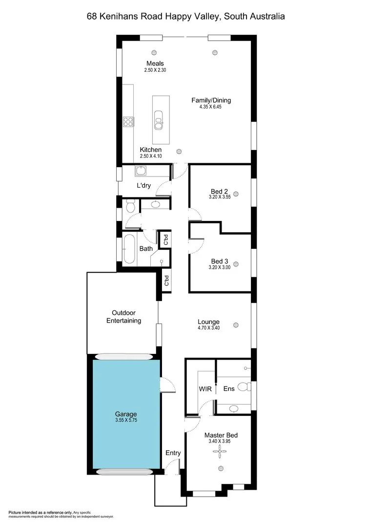 Floorplan of Homely house listing, 68 Kenihans Road, Happy Valley SA 5159
