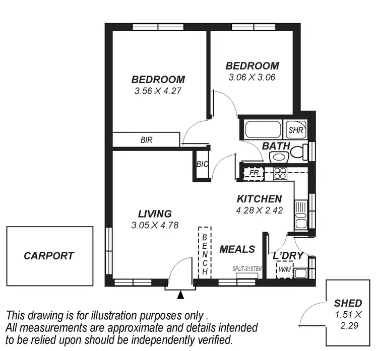 Floorplan of Homely unit listing, 5/9 Muriel Avenue, Somerton Park SA 5044