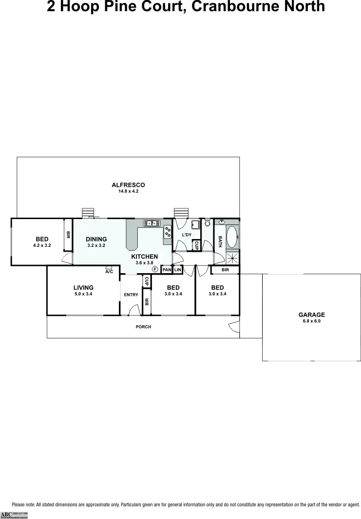 Floorplan of Homely house listing, 3 Hoysted Avenue, Cranbourne North VIC 3977