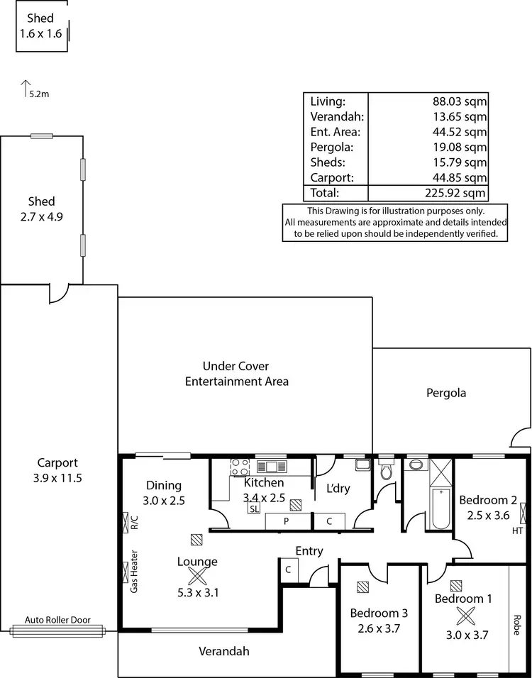Floorplan of Homely house listing, 34 Otoma Street, Paralowie SA 5108
