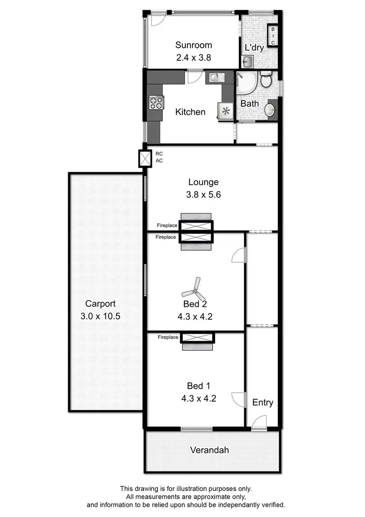 Floorplan of Homely house listing, 4 George St, Hindmarsh SA 5007