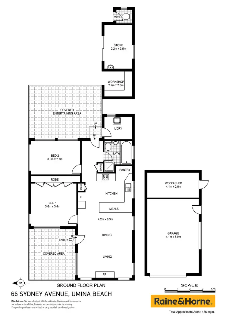 Floorplan of Homely house listing, 66 Sydney Avenue, Umina Beach NSW 2257