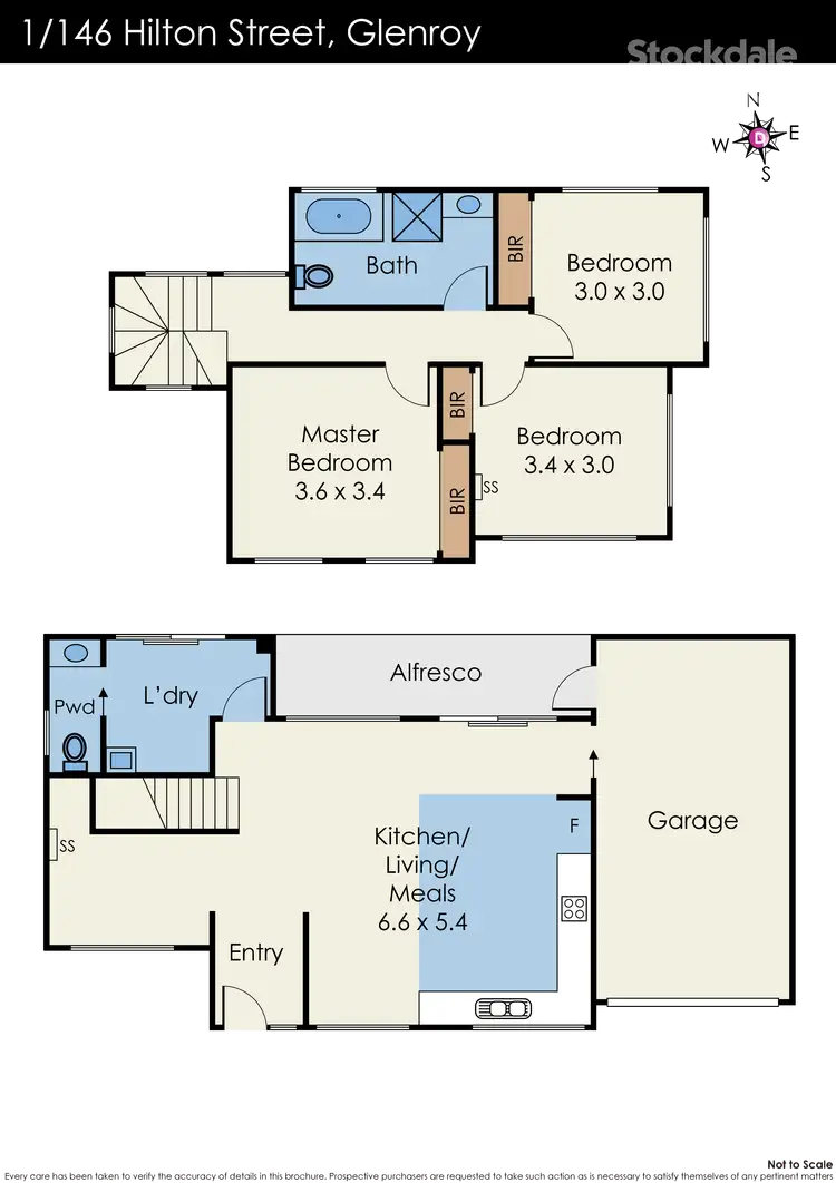 Floorplan of Homely house listing, 1/146 Hilton Street, Glenroy VIC 3046