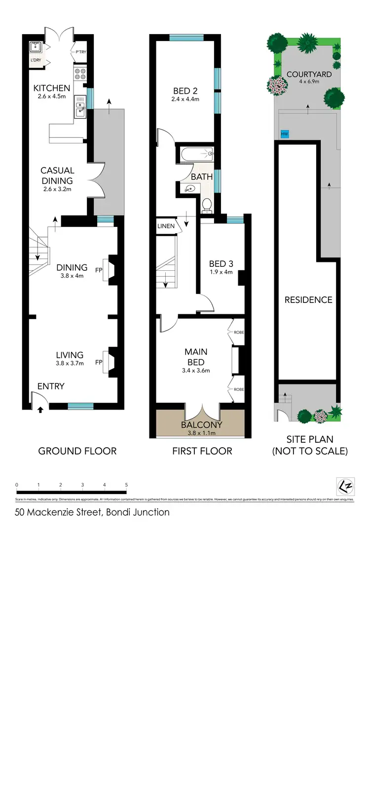 Floorplan of Homely house listing, 50 Mackenzie Street, Bondi Junction NSW 2022