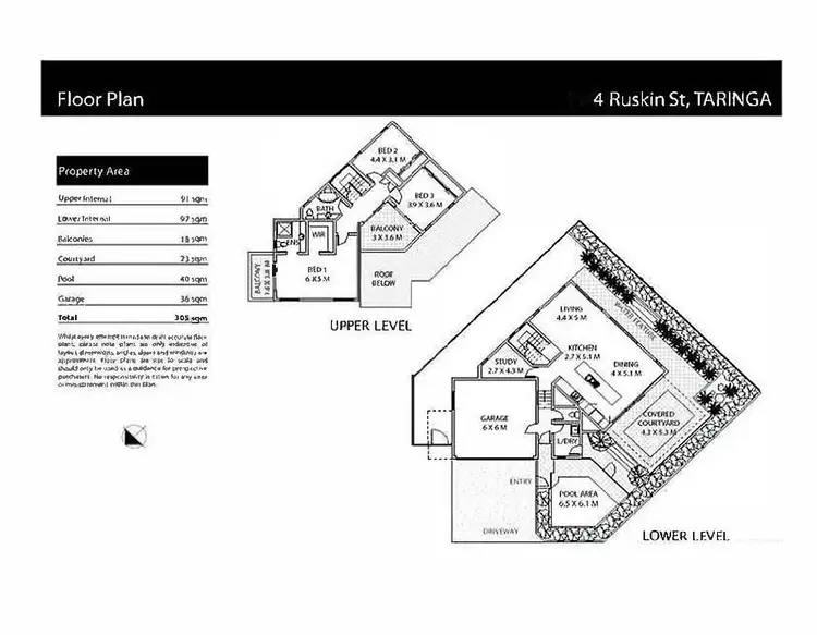 Floorplan of Homely house listing, 4 Ruskin Street, Taringa QLD 4068