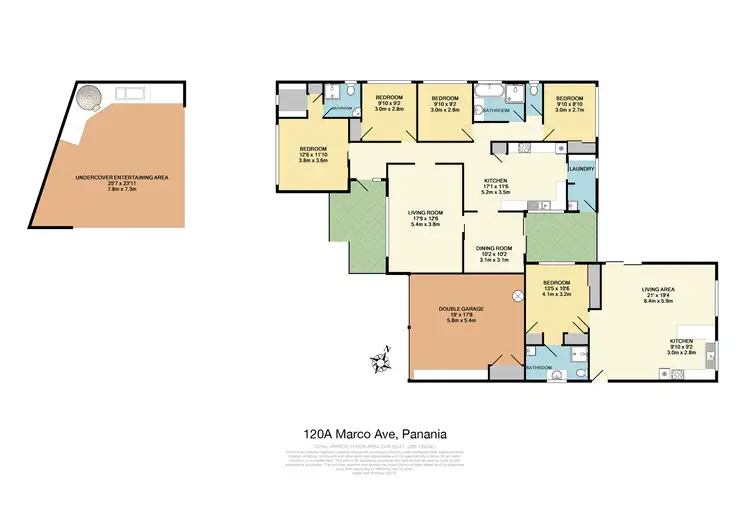 Floorplan of Homely house listing, 120a Marco Ave, Panania NSW 2213