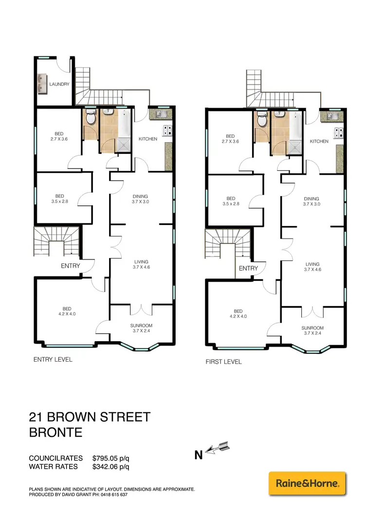 Floorplan of Homely house listing, 21 Brown Street, Bronte NSW 2024