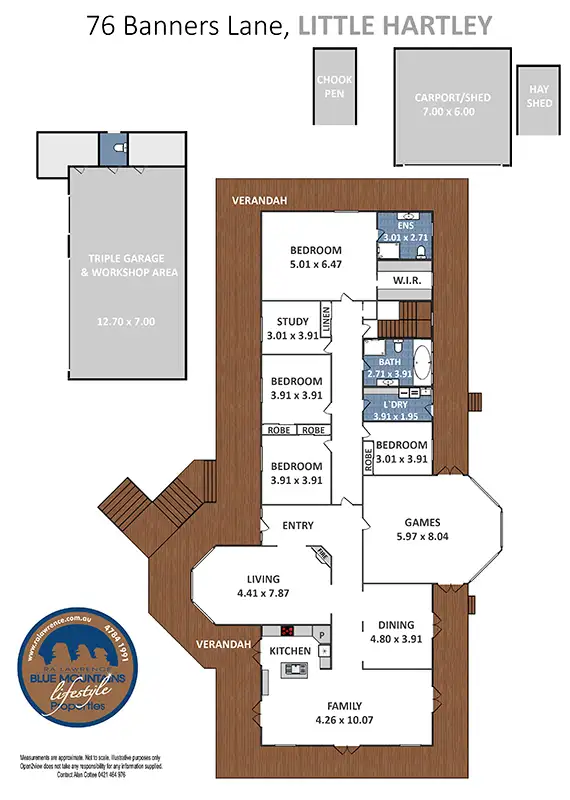 Floorplan of Homely house listing, 76 Baaners Lane, Little Hartley NSW 2790