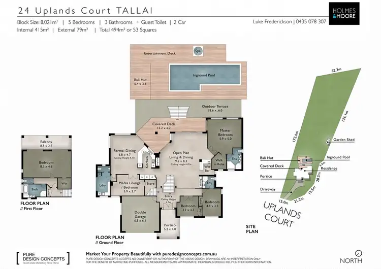 Floorplan of Homely house listing, 24 Uplands Court, Tallai QLD 4213