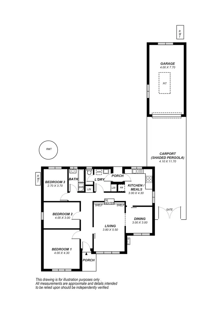 Floorplan of Homely house listing, 7 Highwray Drive, Morphett Vale SA 5162