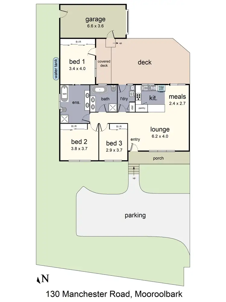 Floorplan of Homely house listing, 130 Manchester Road, Mooroolbark VIC 3138