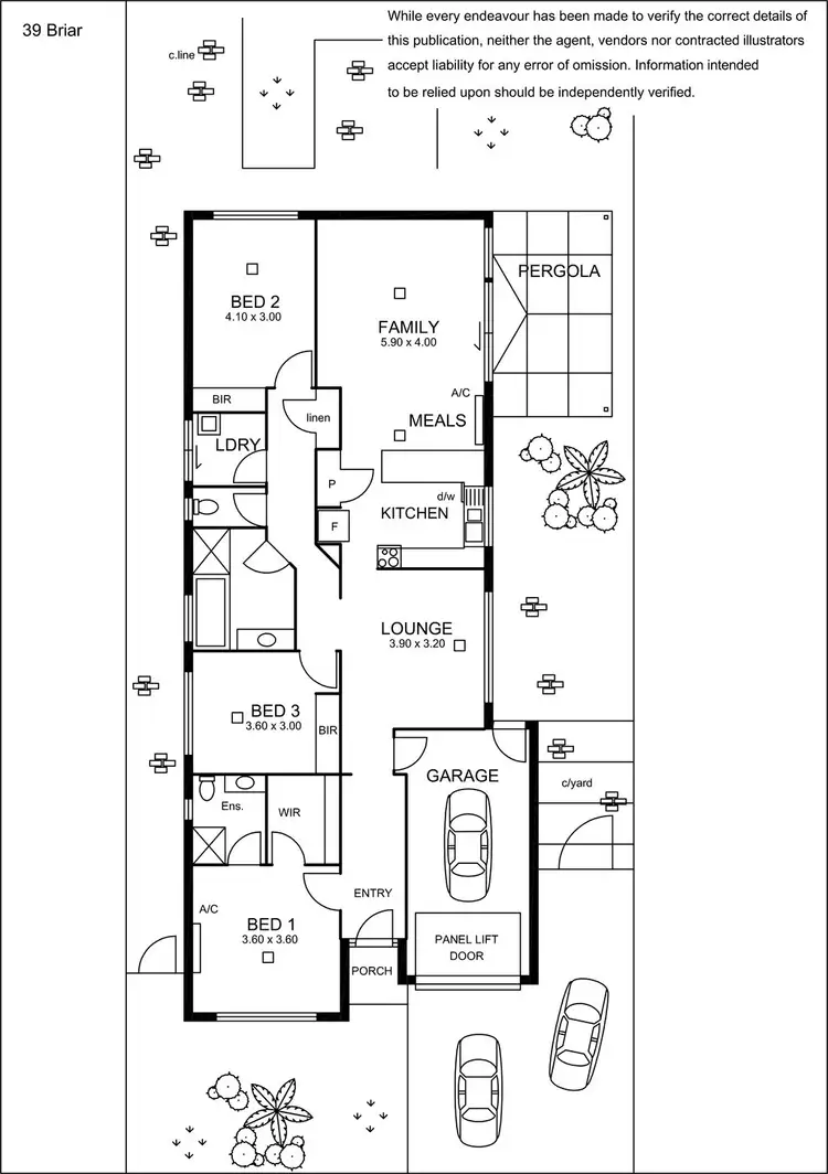 Floorplan of Homely house listing, 39 BRIAR ROAD, Felixstow SA 5070