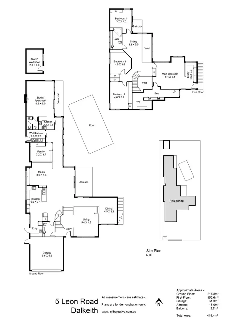 Floorplan of Homely house listing, 5 Leon Road, Dalkeith WA 6009