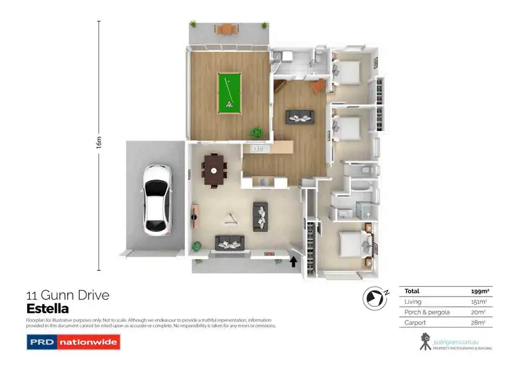 Floorplan of Homely house listing, 11 Gunn Drive, Estella NSW 2650