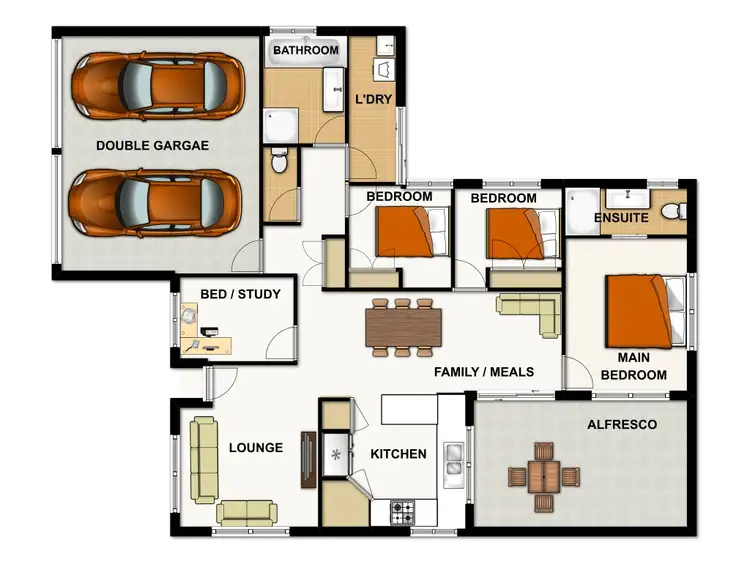 Floorplan of Homely house listing, 30 Chapple Place, Forest Lake QLD 4078