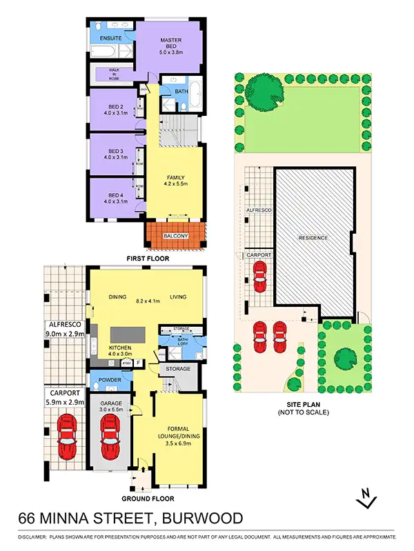 Floorplan of Homely house listing, 66 Minna Street, Burwood NSW 2134