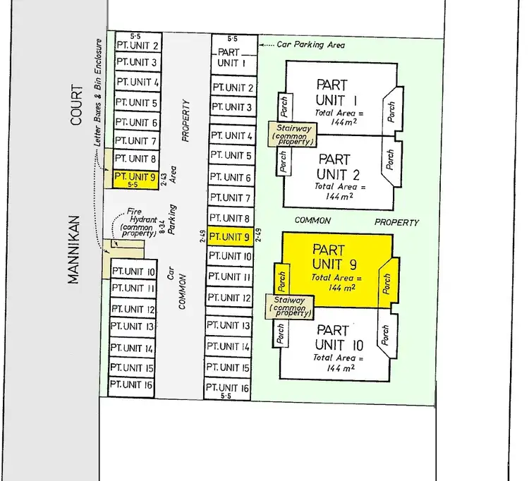 Floorplan of Homely unit listing, 9/6 Mannikan Court, Bakewell NT 832