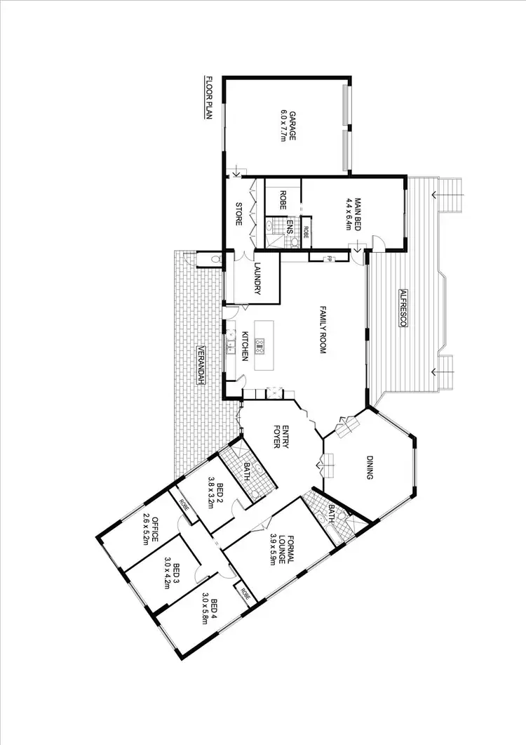 Floorplan of Homely house listing, 1 Bombira Avenue, Mudgee NSW 2850