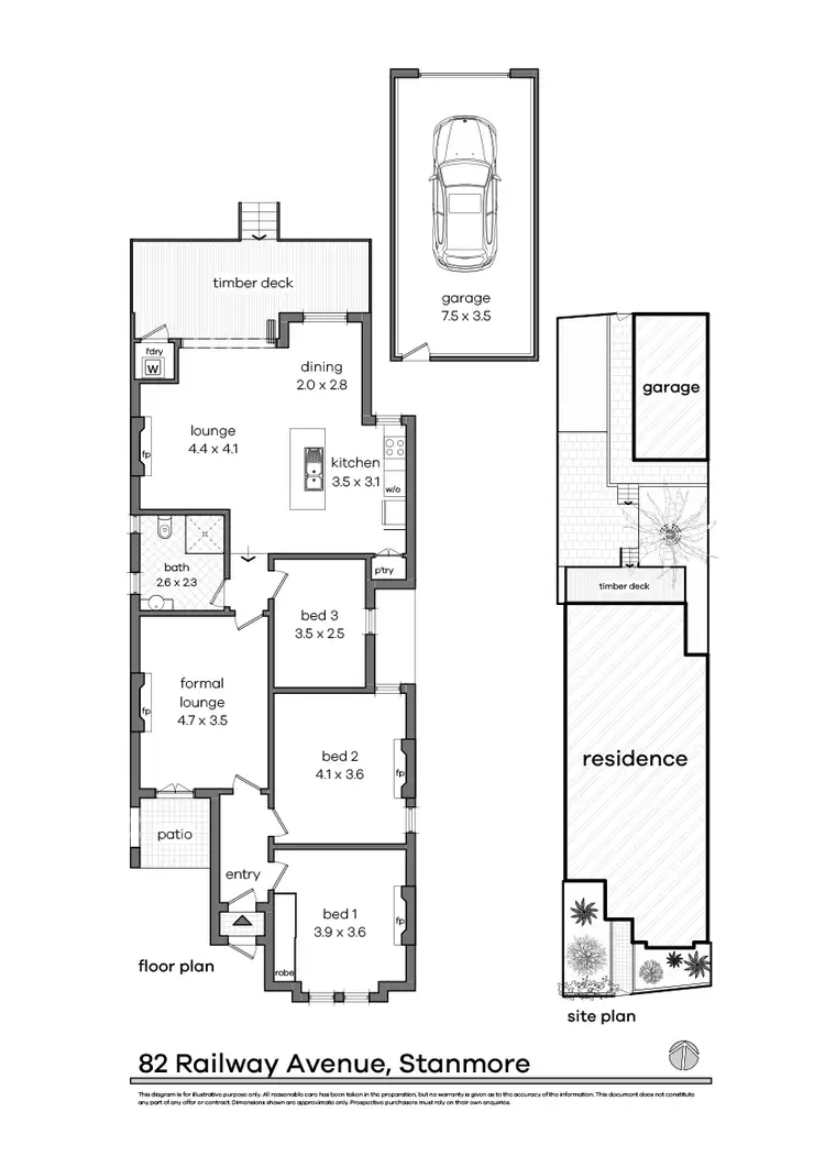 Floorplan of Homely house listing, 82 Railway Avenue, Stanmore NSW 2048