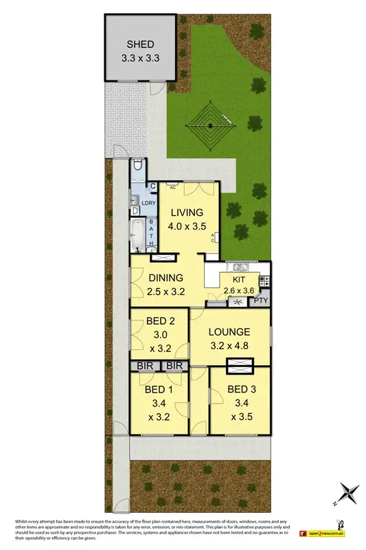 Floorplan of Homely house listing, 57 Gamon Street, Seddon VIC 3011