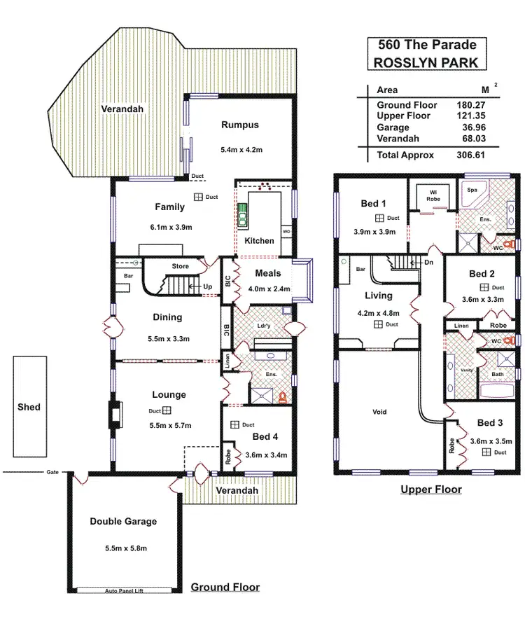 Floorplan of Homely house listing, 560 The Parade, Rosslyn Park SA 5072
