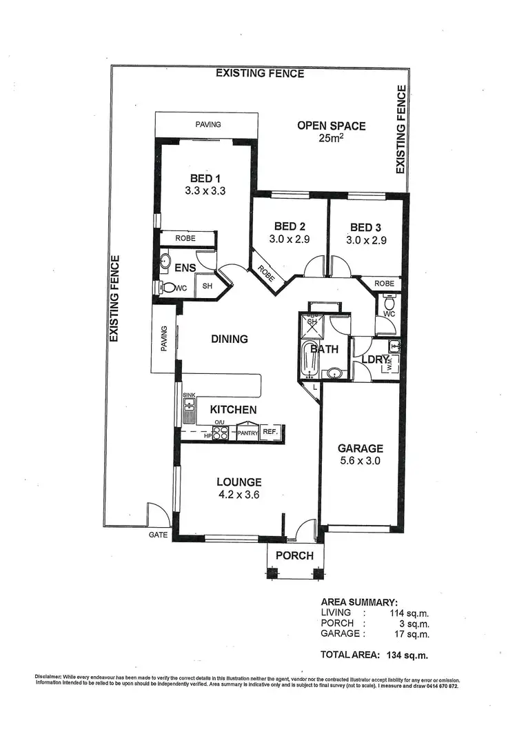 Floorplan of Homely semi-detached listing, 11/107-111 Arundel Drive, Arundel QLD 4214
