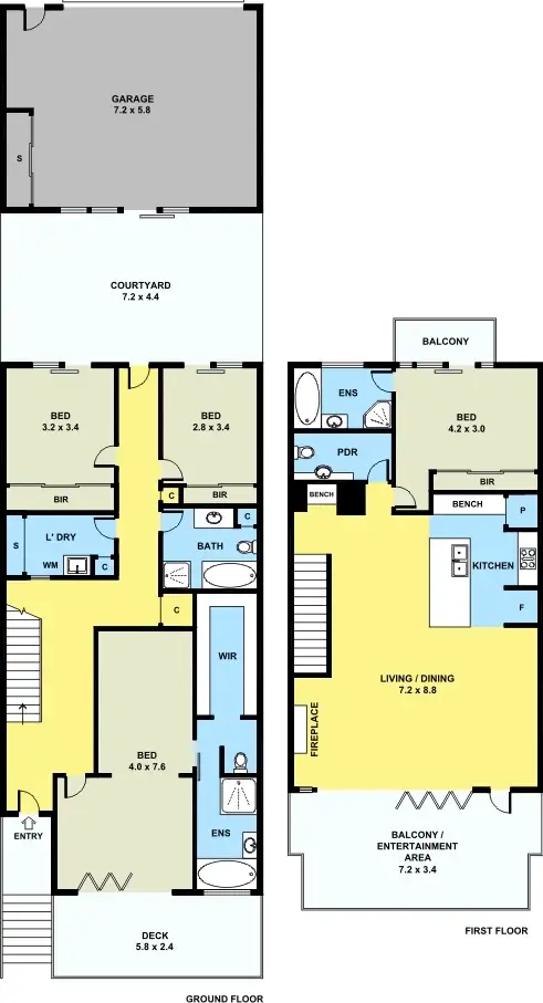 Floorplan of Homely house listing, 25 Riverfront Way, Maribyrnong VIC 3032
