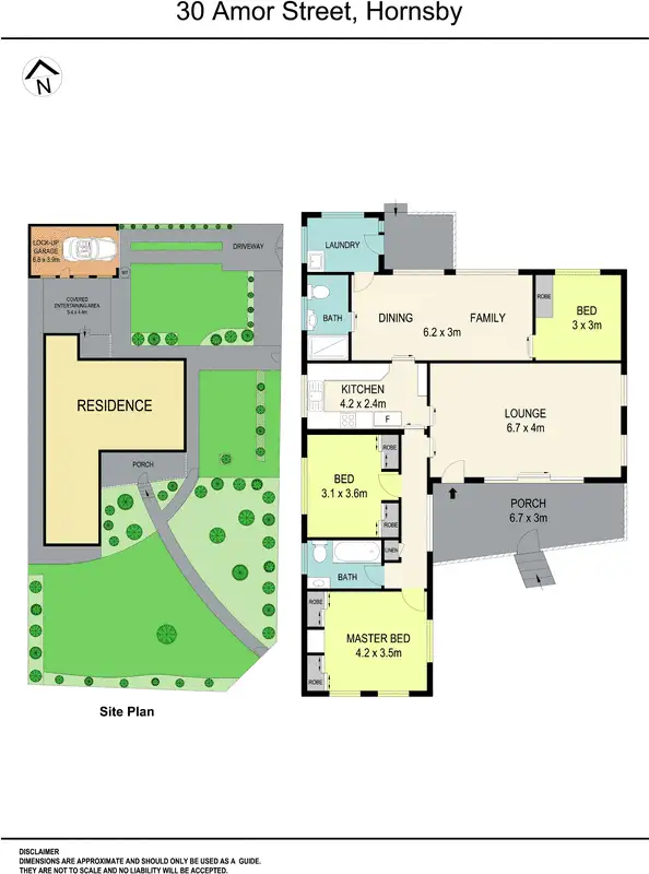 Floorplan of Homely house listing, 30 Amor Street, Hornsby NSW 2077