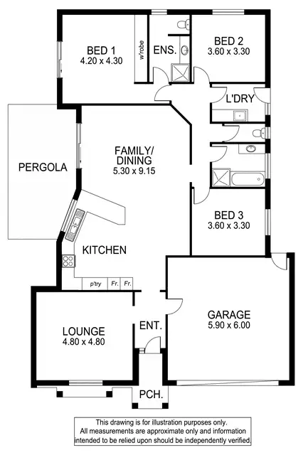 Floorplan of Homely house listing, 11 Ewens Court, Mount Gambier SA 5290