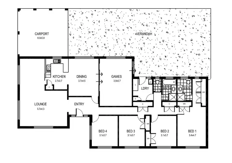 Floorplan of Homely house listing, 15 Anaconda Drive, Gosnells WA 6110