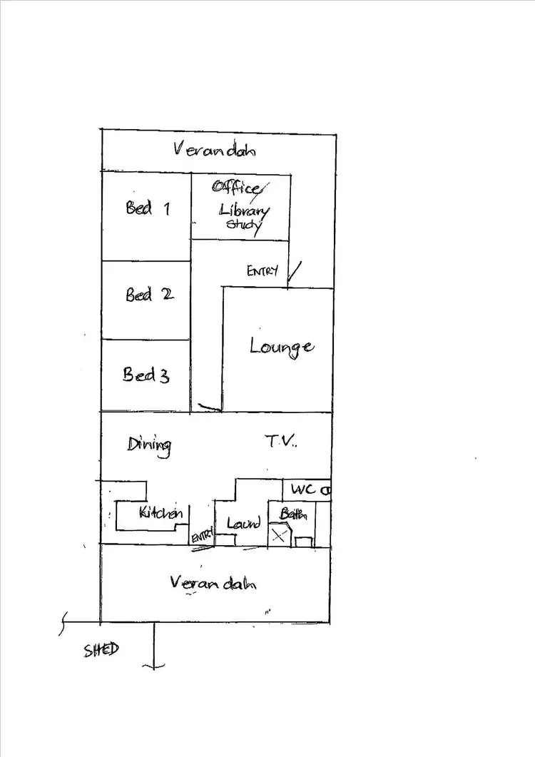 Floorplan of Homely house listing, 41 Railway Tce, Karoonda SA 5307