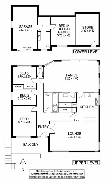 Floorplan of Homely house listing, 125 Penola Road, Mount Gambier SA 5290