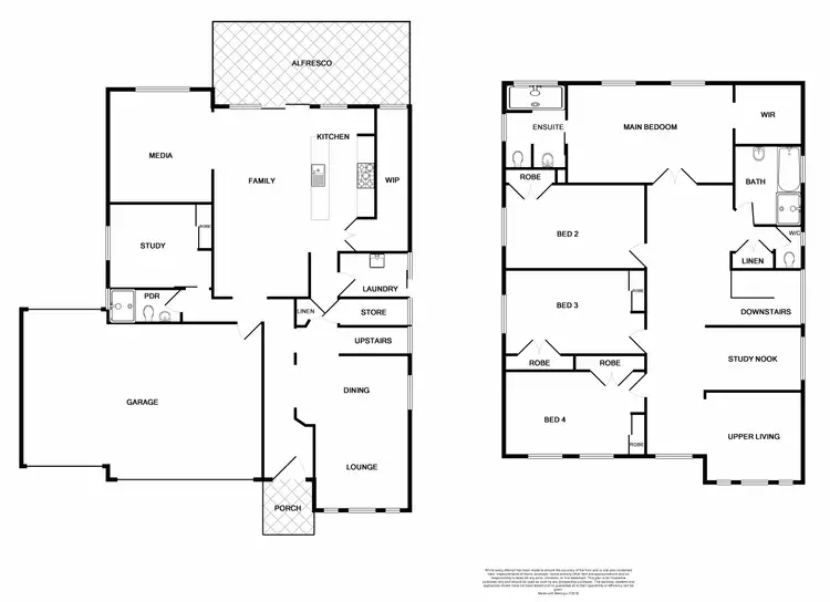 Floorplan of Homely house listing, 10 Hinchinbrook Close, Ashtonfield NSW 2323