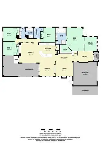 Floorplan of Homely house listing, 61 Fullwood Drive, Sunbury VIC 3429
