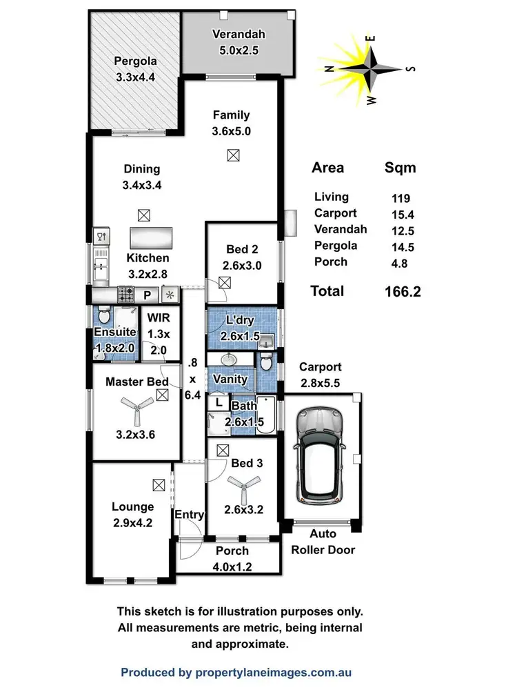 Floorplan of Homely house listing, 2 Knightley Circuit, Freeling SA 5372