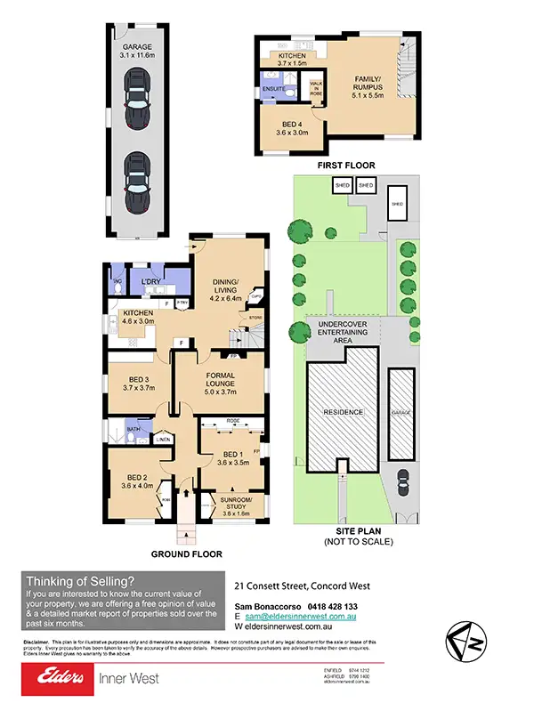 Floorplan of Homely house listing, 21 Consett Street, Concord West NSW 2138