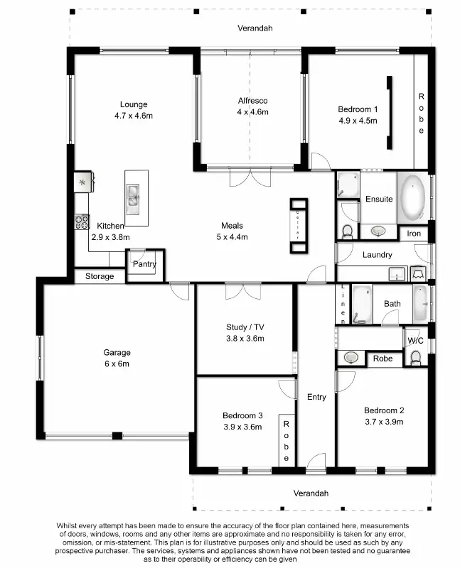 Floorplan of Homely house listing, 12 Greenridge Drive, Mount Gambier SA 5290