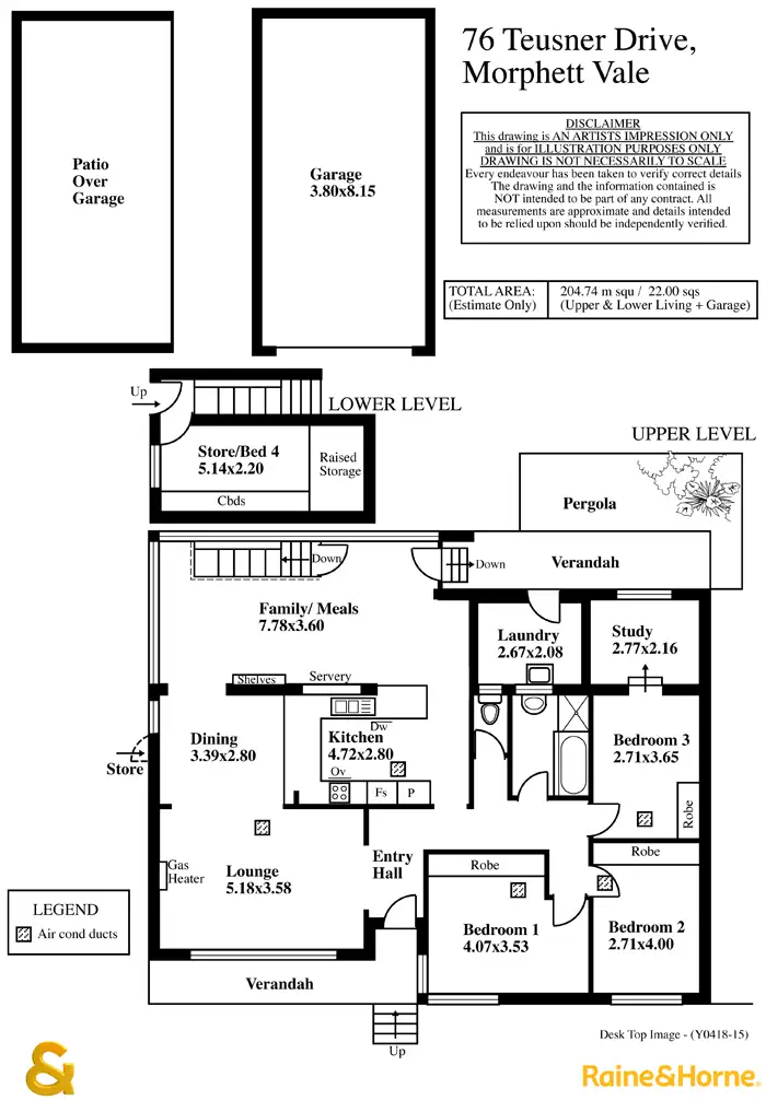 Floorplan of Homely house listing, 76 Teusner Drive, Morphett Vale SA 5162