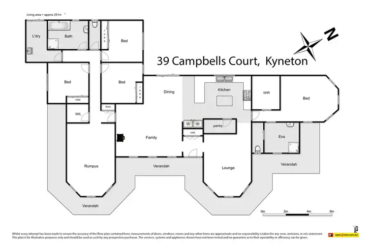 Floorplan of Homely house listing, 39 Campbells Court, Kyneton VIC 3444