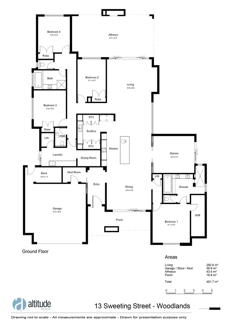 Floorplan of Homely house listing, 13 Sweeting Street, Woodlands WA 6018