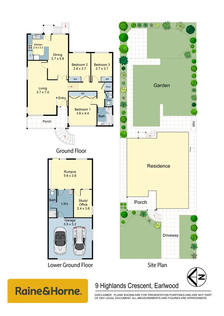 Floorplan of Homely house listing, 9 Highland Crescent, Earlwood NSW 2206