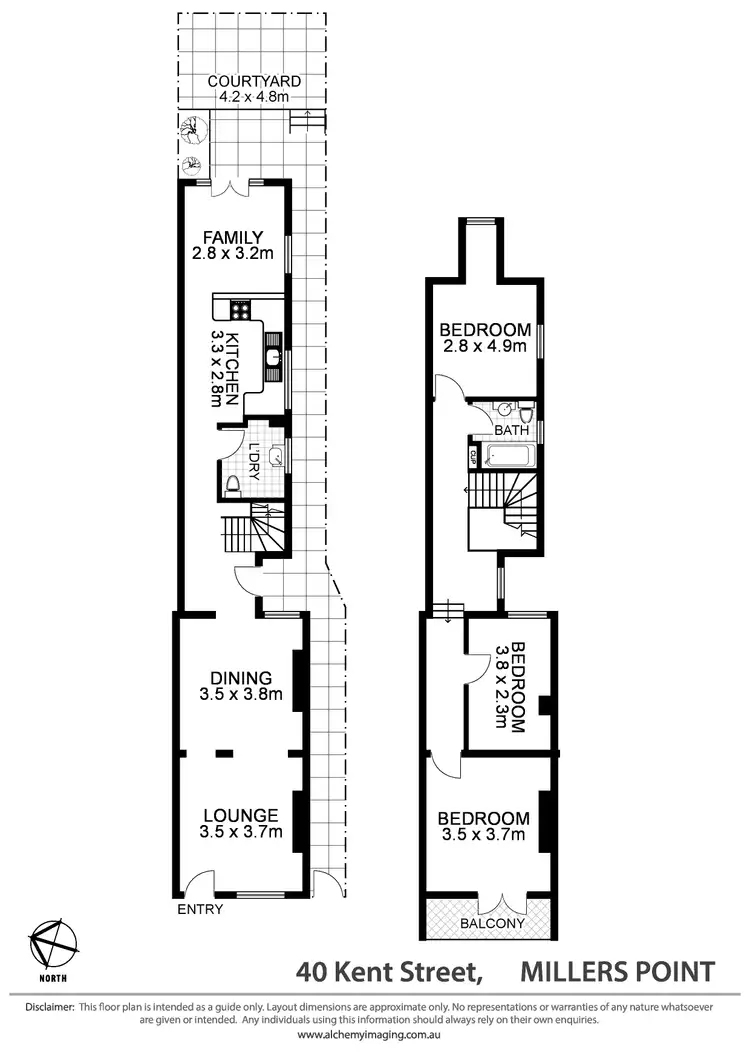 Floorplan of Homely house listing, 40 Kent Street, Millers Point NSW 2000