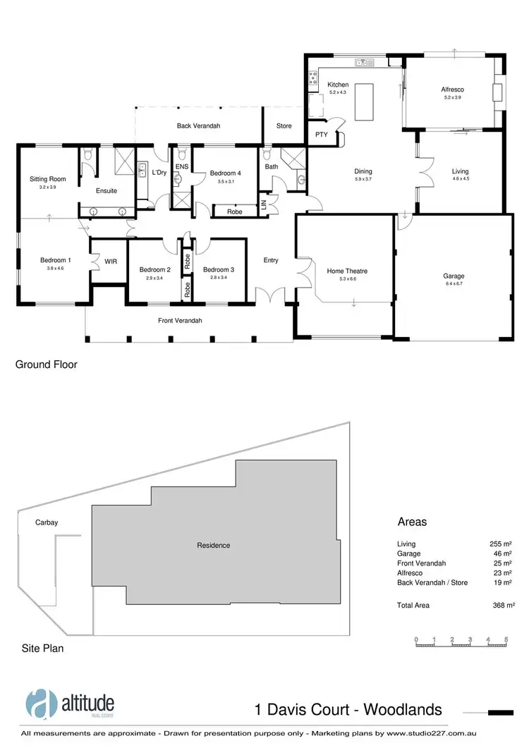 Floorplan of Homely house listing, 1 Davis Court, Woodlands WA 6018
