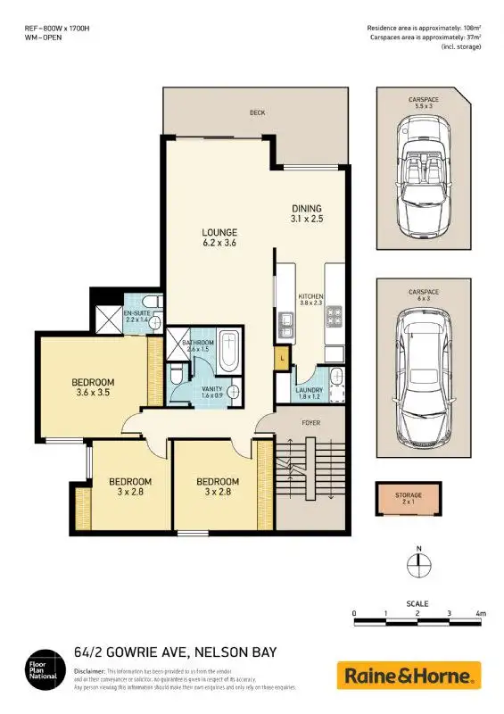 Floorplan of Homely unit listing, 64/2 Gowrie Avenue, Nelson Bay NSW 2315