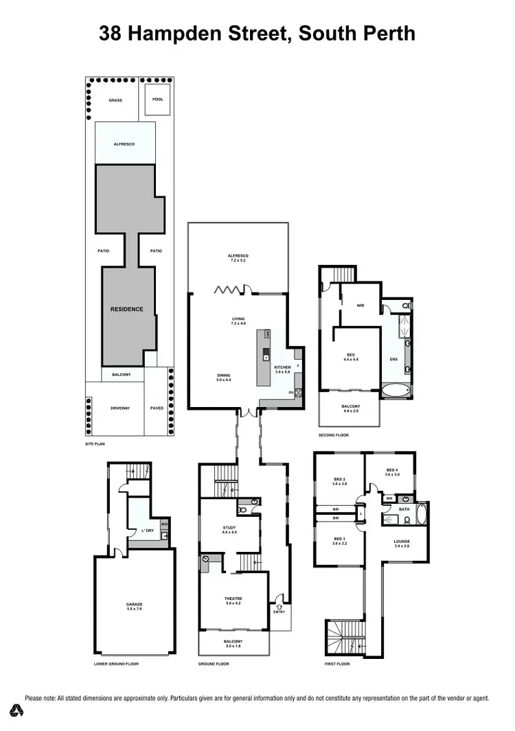 Floorplan of Homely house listing, 38 Hampden Street, South Perth WA 6151
