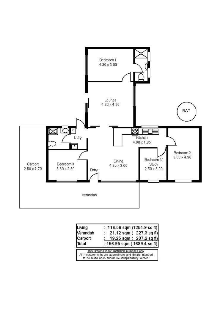 Floorplan of Homely house listing, 46 Lachlan Ave, Murray Bridge SA 5254